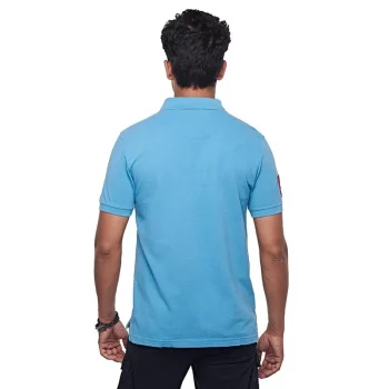 Royal Enfield Rider of the Storm Polo Teal T shirt1