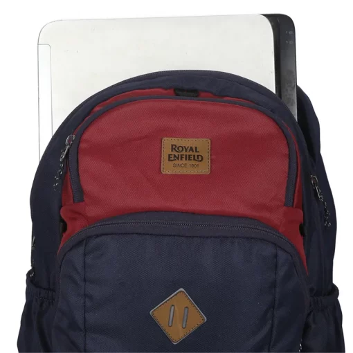 Royal Enfield Rideventure Navy Red Backpack 3