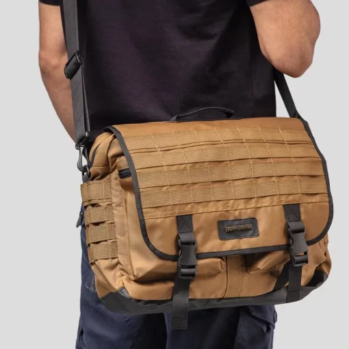 Royal Enfield Sierra Tactical Messenger Khaki Bag 7
