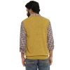 Royal Enfield Sleeveless V Neck Sweater yellow 2
