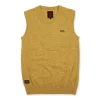 Royal Enfield Sleeveless V Neck Sweater yellow 5