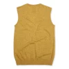 Royal Enfield Sleeveless V Neck Sweater yellow 6