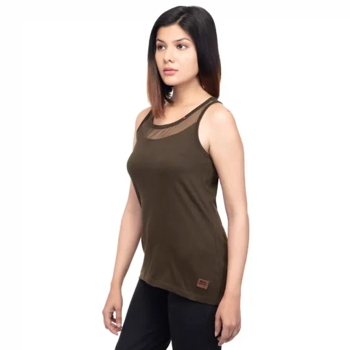 Royal Enfield Solid Olive Tank Top1