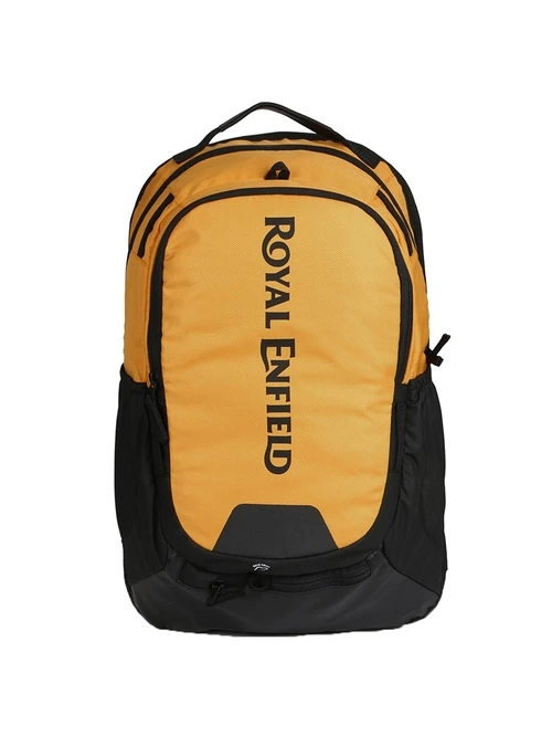 Royal Enfield Summer Classic 14 Ltrs Black Yellow Backpack