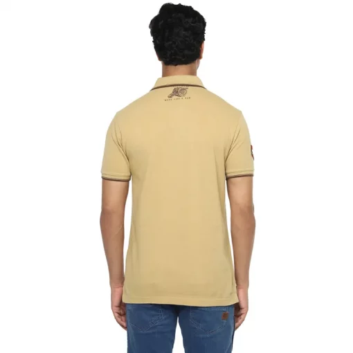 Royal Enfield The Insignia Polo Khaki T shirt1