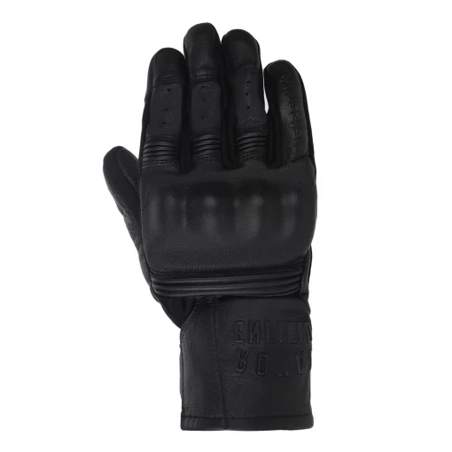 Royal Enfield X Alpinestars Greath Leather Black Riding Gloves 2