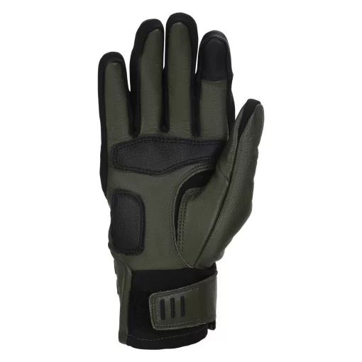 Royal Enfield X Alpinestars Greath Leather Olive Riding Gloves 4