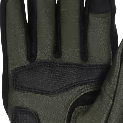 Royal Enfield X Alpinestars Greath Leather Olive Riding Gloves 6