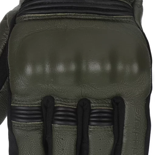 Royal Enfield X Alpinestars Greath Leather Olive Riding Gloves 8