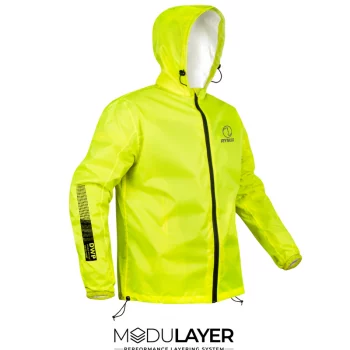 Rynox H2GO Pro Fluorescent Green Rain Jacket