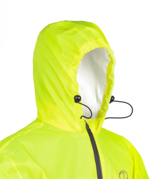 Rynox H2GO Pro Fluorescent Green Rain Jacket 5