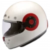 SMK Retro Gloss White GL130 Helmet