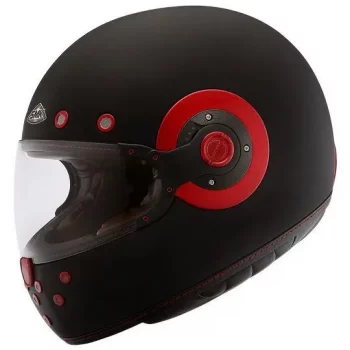 SMK Retro Matt Black MA230 Helmet