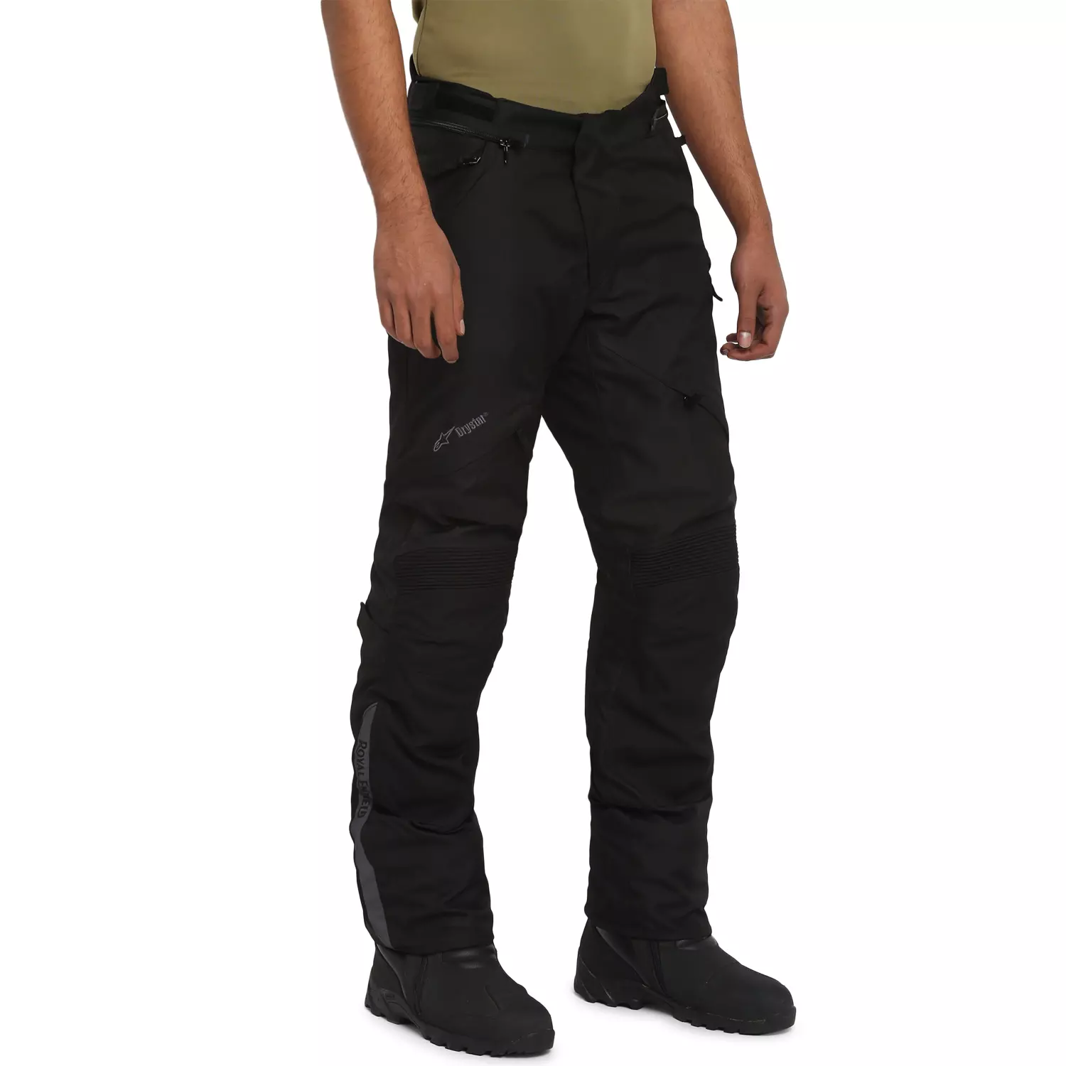 Royal Enfield Men's Universal Fit Trousers Riding (RLATRP000003_Black &  Grey_34) : Amazon.in: Clothing & Accessories