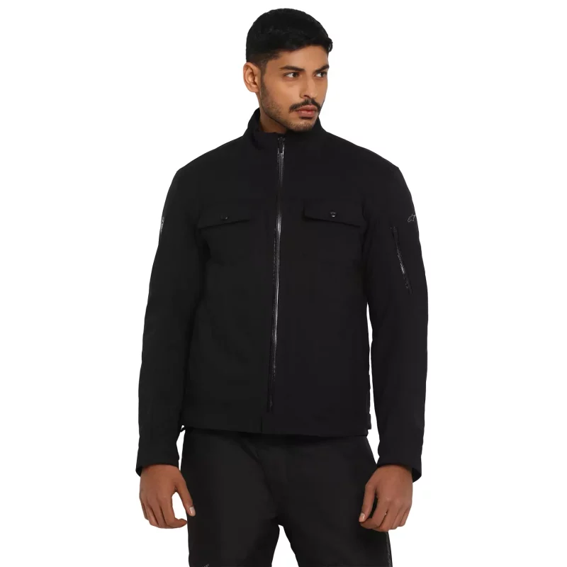 olano Waterproof Black Riding Jacket