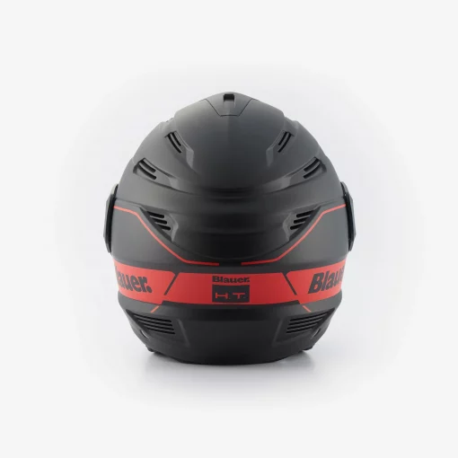 Blauer Brat Matt Black Red Helmet 2