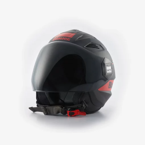 Blauer Brat Matt Black Red Helmet