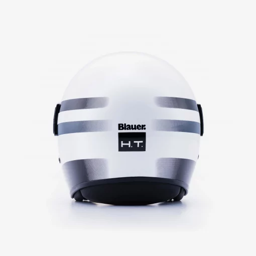 Blauer HT POD Stripes Gloss White Black Titanium Helmet 2
