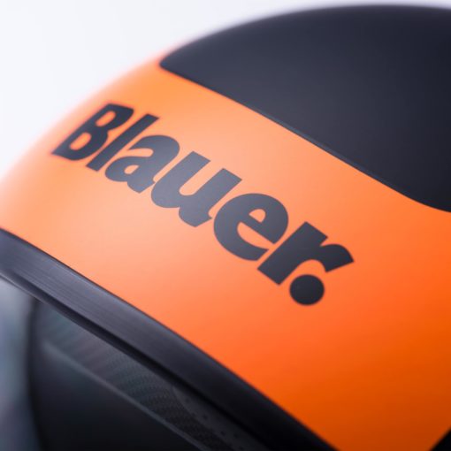 Blauer HT Pilot 1.1 G Graphic Black Matt Orange Helmet 4