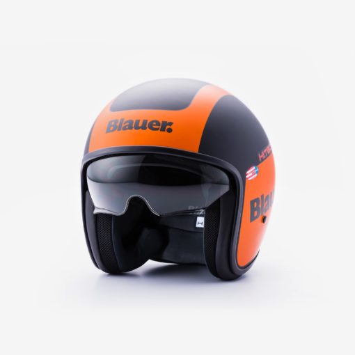 Blauer HT Pilot 1.1 G Graphic Black Matt Orange Helmet