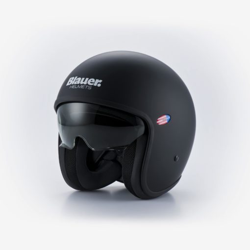 Blauer HT Pilot 1.1 Monochrome Matt Black Helmet