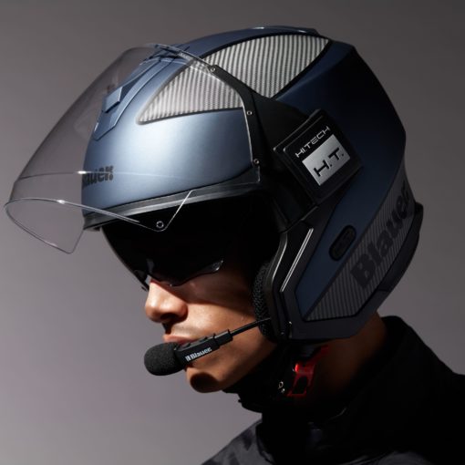 Blauer HT Solo BTR Blue Carbon Matt Black Helmet 4 11zon