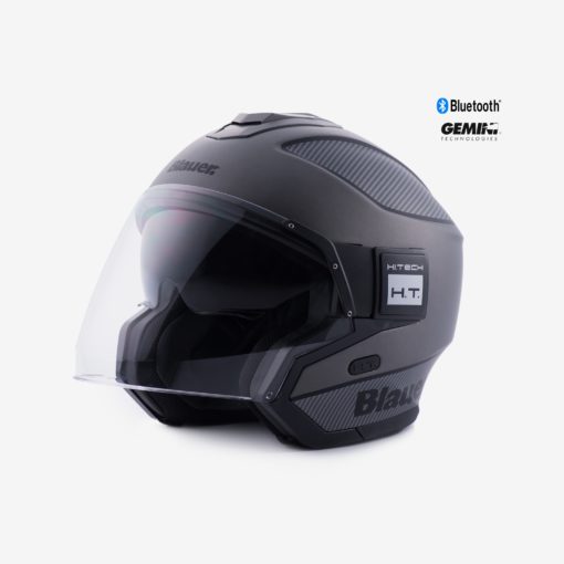 Blauer HT Solo BTR Titanium Carbon Matt Black Helmet 11zon