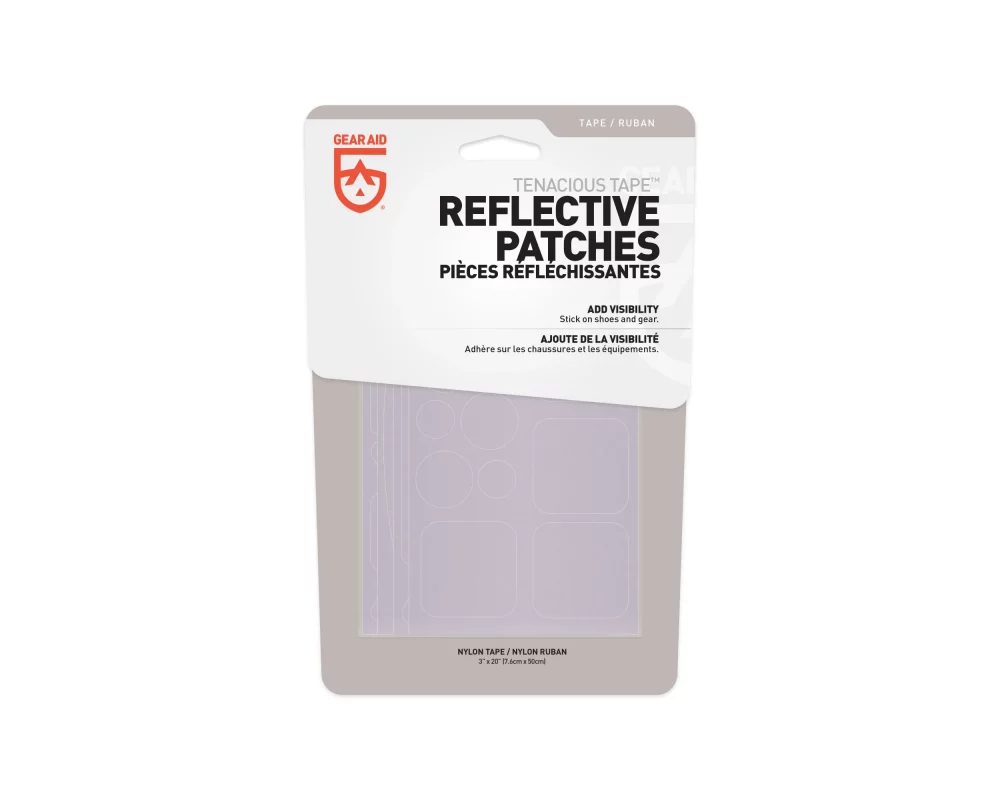 Gear Aid Tenacious Tape Reflective Pre Cut Patch Kit