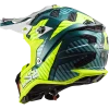 LS2 MX700 Subverter Astro Gloss Cobalt H V Yellow Helmet 4