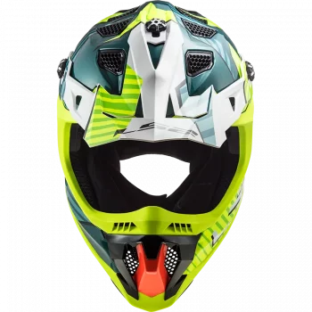 LS2 MX700 Subverter Astro Gloss Cobalt H V Yellow Helmet 8
