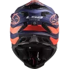 LS2 MX700 Subverter Evo Cargo Gloss Blue Fluorescent Orange Helmet 7