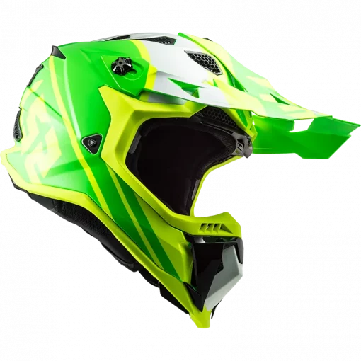 LS2 MX700 Subverter Evo Gammax Gloss H V Yellow Green Helmet