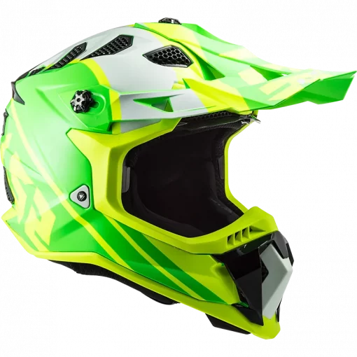 LS2 MX700 Subverter Evo Gammax Gloss H V Yellow Green Helmet 6