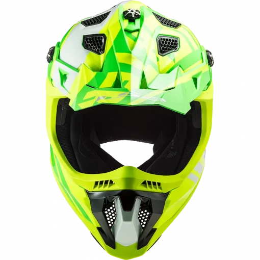 LS2 MX700 Subverter Evo Gammax Gloss H V Yellow Green Helmet 7