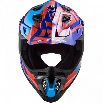 LS2 MX700 Subverter Evo Gammax Gloss Red Blue Helmet 9