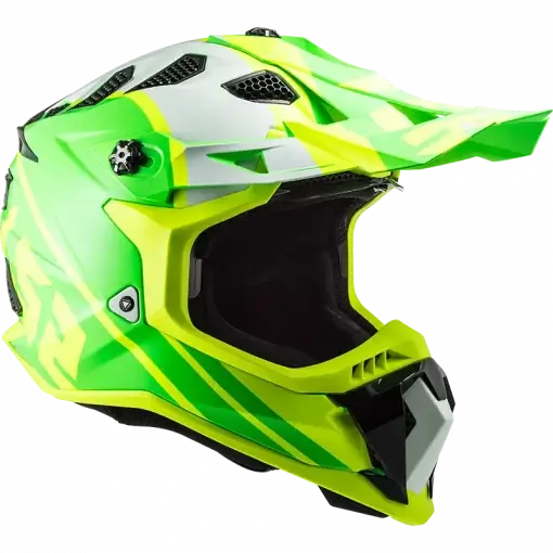LS2 MX700 Subverter Evo Gammax Matt H V Yellow Green Helmet 8
