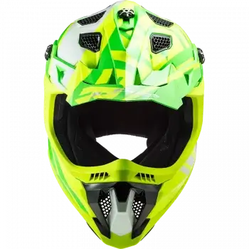 LS2 MX700 Subverter Evo Gammax Matt H V Yellow Green Helmet 9