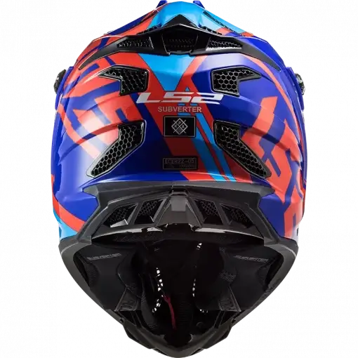 LS2 MX700 Subverter Evo Gammax Matt Red Blue Helmet 2
