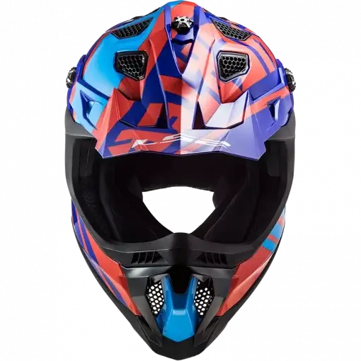 LS2 MX700 Subverter Evo Gammax Matt Red Blue Helmet 5