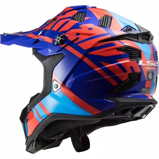 LS2 MX700 Subverter Evo Gammax Matt Red Blue Helmet