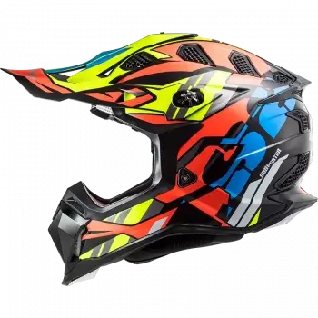LS2 MX700 Subverter Evo Rascal Gloss Black Fluorescent Helmet 3
