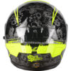 Lazer tunter 13 Black Fluorescent Green Helmet 4