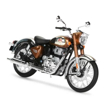 Royal Enfield Classic 350 Chrome Bronze Scale Model
