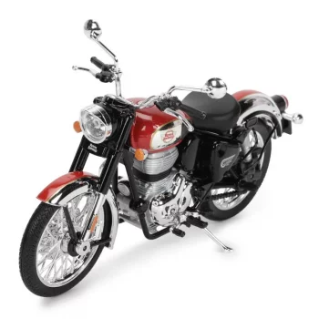 Royal Enfield Classic 350 Chrome Red Scale Model 1