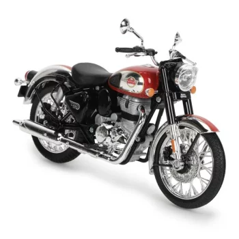 Royal Enfield Classic 350 Chrome Red Scale Model