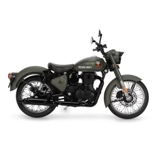 Royal Enfield Classic 350 Signals Marsh Grey Scale Model 2