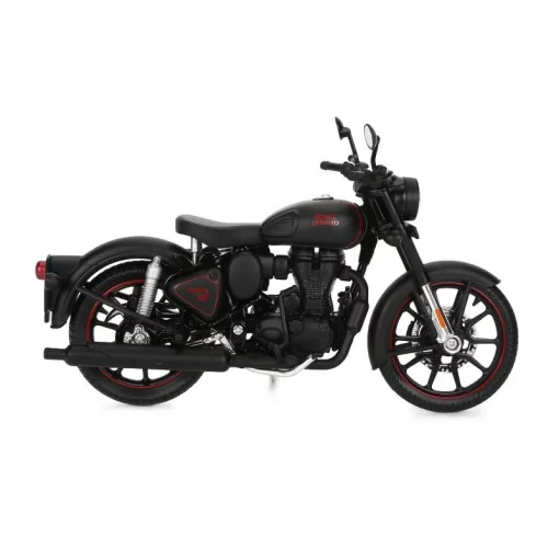 Royal Enfield Classic 350 Stealth Black Scale Model 2