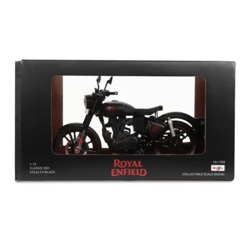 Royal Enfield Classic 350 Stealth Black Scale Model 5