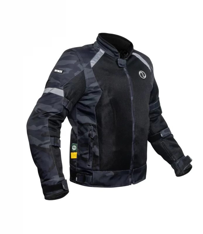 Rynox Urban X Black Camo 2022 Riding Jacket