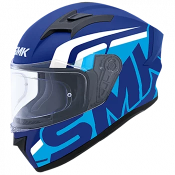 SMK Stellar Stage Gloss Blue WhiteGL551 Helmet